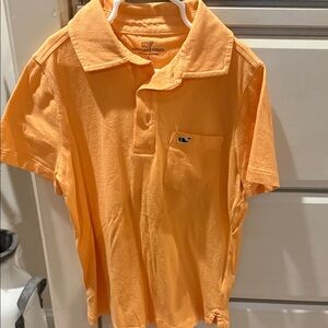 Vineyard Vines Kids Bright Orange Polo